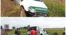 Florencia: se despistó un móvil de Gendarmería.