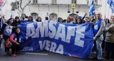 Micro de Amsafe Vera: 2da. Marcha Federal Educativa.