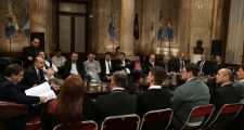 PEROTTI SE REUNIÓ CON JEFES COMUNALES POR EL