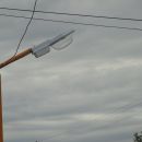Instalan nueva iluminación sobre calle Roque Sáenz Peña