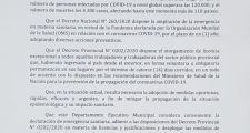 Se decretó la Emergencia Sanitaria en el Distrito Vera.