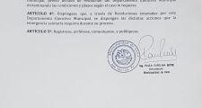 Se decretó la Emergencia Sanitaria en el Distrito Vera.