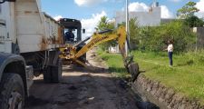 Trabajos que viene realizando el municipio en distintos barrios.