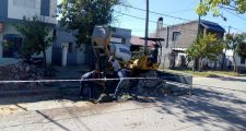 El municipio realiza trabajos de bacheo