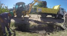 Trabajos de desagües y reparación de calzadas