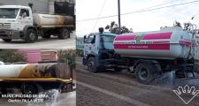 Por licitación pública, se adquirieron tres tanques regadores