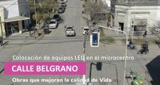 Trabajos de recambio de luminarias y desagües pluviales