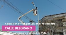 Trabajos de recambio de luminarias y desagües pluviales