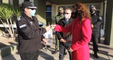 EL MINISTRO LAGNA ENTREGO MOTOCICLETAS Y REALIZÓ ANUNCIOS