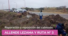 Reparación y reposición de cableado subterráneo en luminarias.