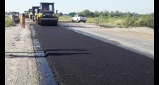 Comenzó a pavimentarse el tramo Los Tábanos - Cañada Ombú