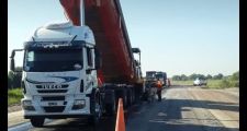 Comenzó a pavimentarse el tramo Los Tábanos - Cañada Ombú