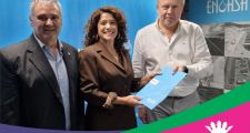 INTENDENTE PAULA MITRE EN CAPITAL FEDERAL FIRMA CONVENIO PARA OBRA DE CLOACAS POR $118.039.913.
