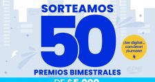 LA EPE SORTEA 50 PREMIOS DE $ 5.000 POR BIMESTRE