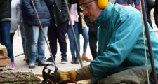 Tomás Franzoi va a esculpir el Cristo para el Altar del Templo Parroquial.