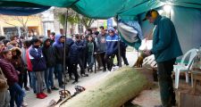 Tomás Franzoi va a esculpir el Cristo para el Altar del Templo Parroquial.