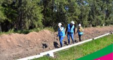 RECORRIDA POR LAS OBRAS DE SANEAMIENTO QUE SE EJECUTAN EN LA CIUDAD