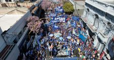 PARO Y MULTITUDINARIA CONCENTRACIÓN FRENTE AL MINISTERIO DE TRABAJO