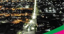 Recambio de luminarias sobre Av. Pte. Perón