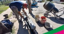 Recambio de luminarias sobre Av. Pte. Perón