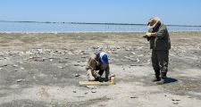 EL MINISTERIO DE AMBIENTE Y CAMBIO CLIMÁTICO ANALIZÓ LA MORTANDAD DE PECES EN LA LAGUNA DEL PLATA EN VERA Y PINTADO