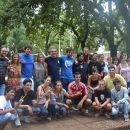 Agustín Rossi con jóvenes en Rafaela y Carcarañá