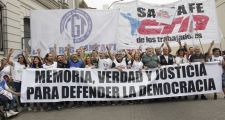 MICRO DE AMSAFE VERA: MARCHA EN TODA LA PROVINCIA POR MEMORIA, VERDAD Y JUSTICIA