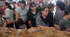 Se colocó el Cristo en al altar del Templo