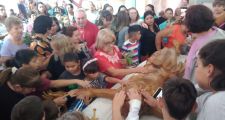 Se colocó el Cristo en al altar del Templo