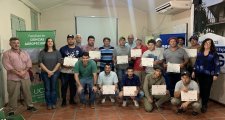 EN LAS GAMAS: FINALIZÓ EL CURSO DE ALAMBRADORES