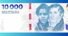 Ya circula el nuevo billete de $10.000