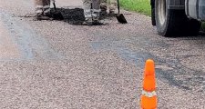 VIALIDAD NACIONAL TRABAJA EN LA RN 98 ENTRE VERA Y TOSTADO