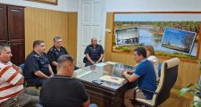 El presidente comunal de La Gallareta se reunió con la UR XIX ante los hechos de inseguridad.