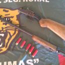 SECUESTRO DE ARMA DE FUEGO Y  CARNE PORCINA