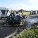 CUATRO PERSONAS MURIERON EN CHOQUE SOBRE RUTA Nº 11 “LA GUAMPITA”