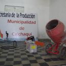 Entrega de herramientas en Calchaquí