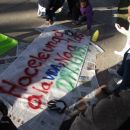 Alumnos secundarios de Calchaquí pintaron consignas contra la droga