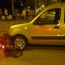 CHOQUE ENTRE UNA MOTO Y UNA RENUALT KANGOO