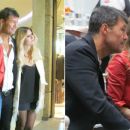 Guillermina fue con su pancita a acompañar a Tinelli y a su hija