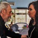 Cristina y Fidel Castro compartieron un almuerzo en La Habana