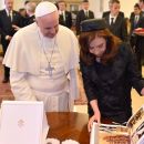 Cristina, tras la reunión con el Papa: