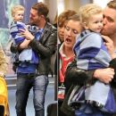Luisana Lopilato y Bublé a los besos con el pequeño Noah