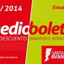 EN MAYO SE ENTREGARÁ EL MEDIO BOLETO 2014