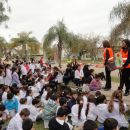 Cientos de alumnos abordaron la seguridad vial en Calchaquí