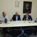 Rubeo y Peirone recorrieron varios puntos de la ciudad de Vera