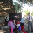 Se presentó un espectáculo de payasos para niños en Calchaquí