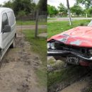 FORTÍN OLMOS, SIN CONSECUENCIAS GRAVES PARA LOS OCUPANTES COLISIONARON UN AUTOMÓVIL Y UN UTILITARIO.