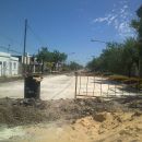 Comenzó a pavimentarse calle Rosario