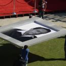 Miles de personas dicen adiós a Chespirito en el estadio Azteca 