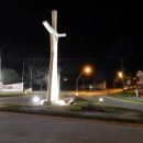 Víctor Debloc inauguro las obras en el acceso de ingreso a Romang
